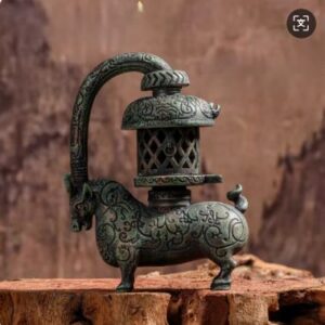 Light-Up Bronze Bull Fridge Magnet