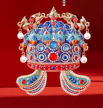 Phoenix Crown Fridge Magnet