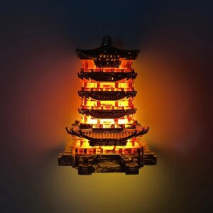 Light-Up Fridge Magnet - Yellow Crane Tower, Wuhan, China