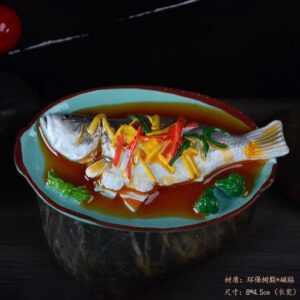 Steamed Sea Bass Refrigerator Magnet