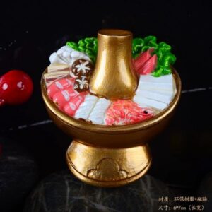 Traditional Beijing Hot Pot Fridge Magnet