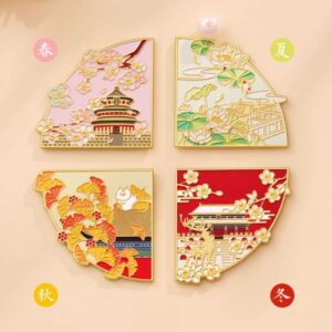 Forbidden City Four Seasons Puzzle Fridge Magnets