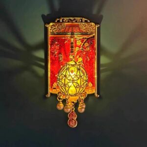 The "Jingyun Fanguang" Palace Lantern Fridge Magnet