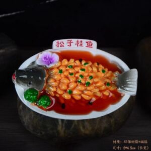 Sweet and Sour Mandarin Fish Fridge Magnet