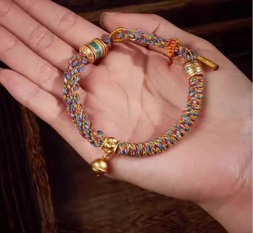 Five-Color Cord bracelet-2