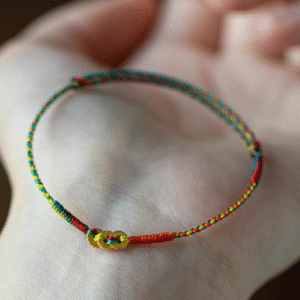 Five-Color Cord bracelet-3