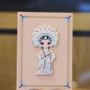 Peking Opera Qingyi Refrigerator Magnet